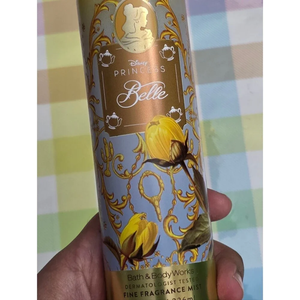 Bath Body Works Disney Princess Belle Fine Fragrance Body Mist Set of 5 NEW
